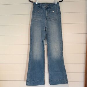 J. Crew Light Blue Flare Jeans